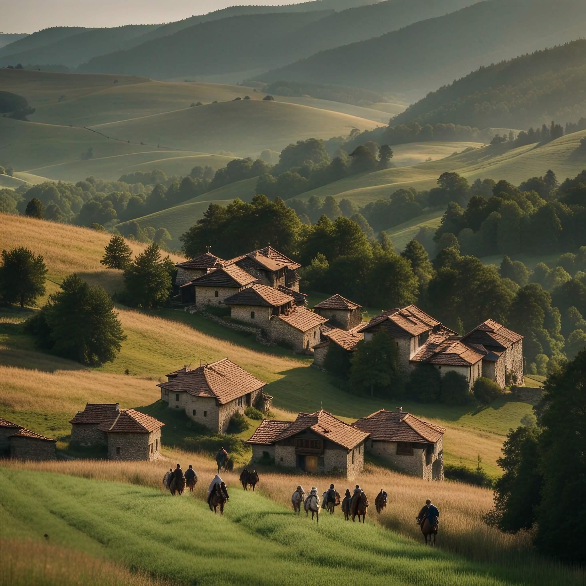 Picturesque countryside