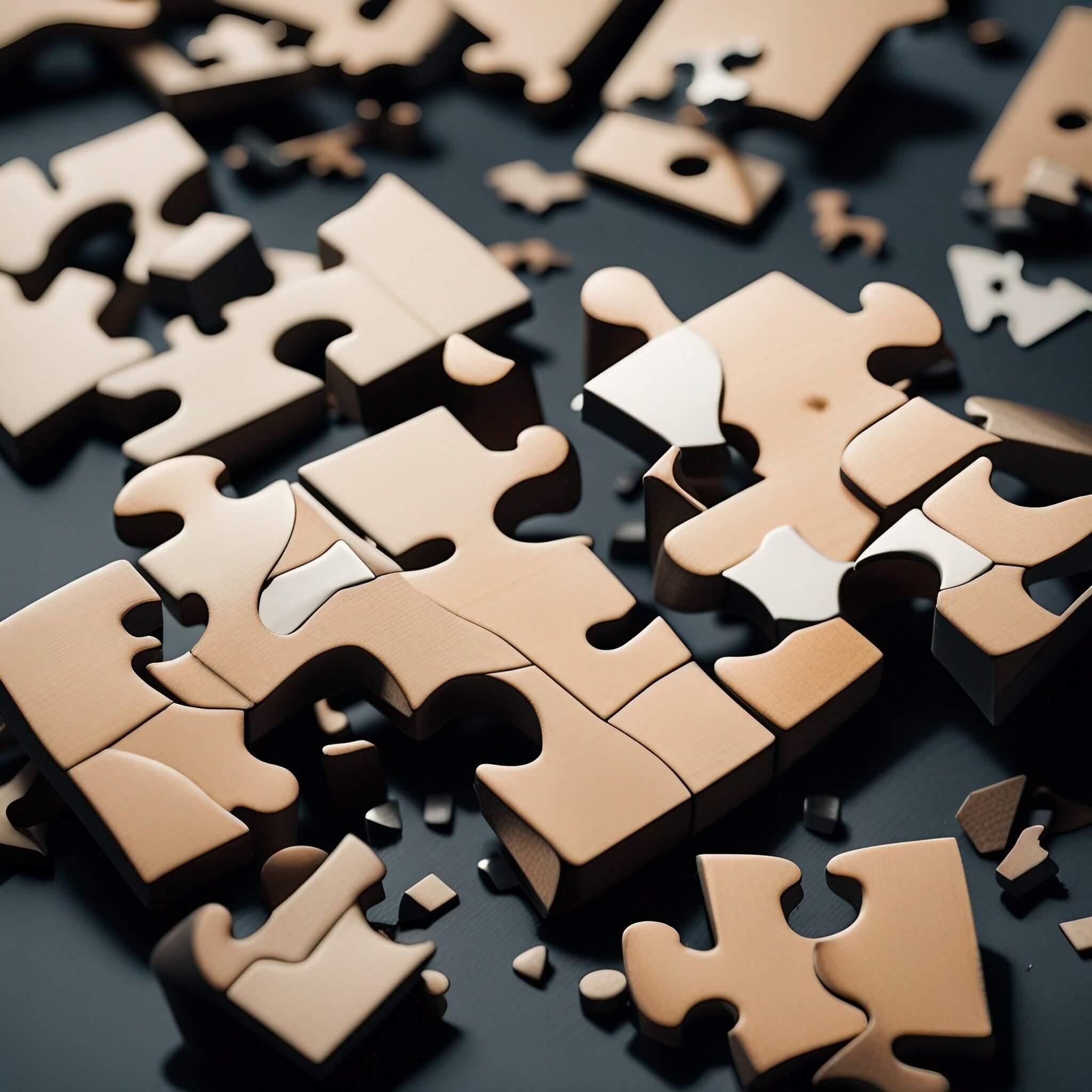 Puzzle pieces representing limiting programs